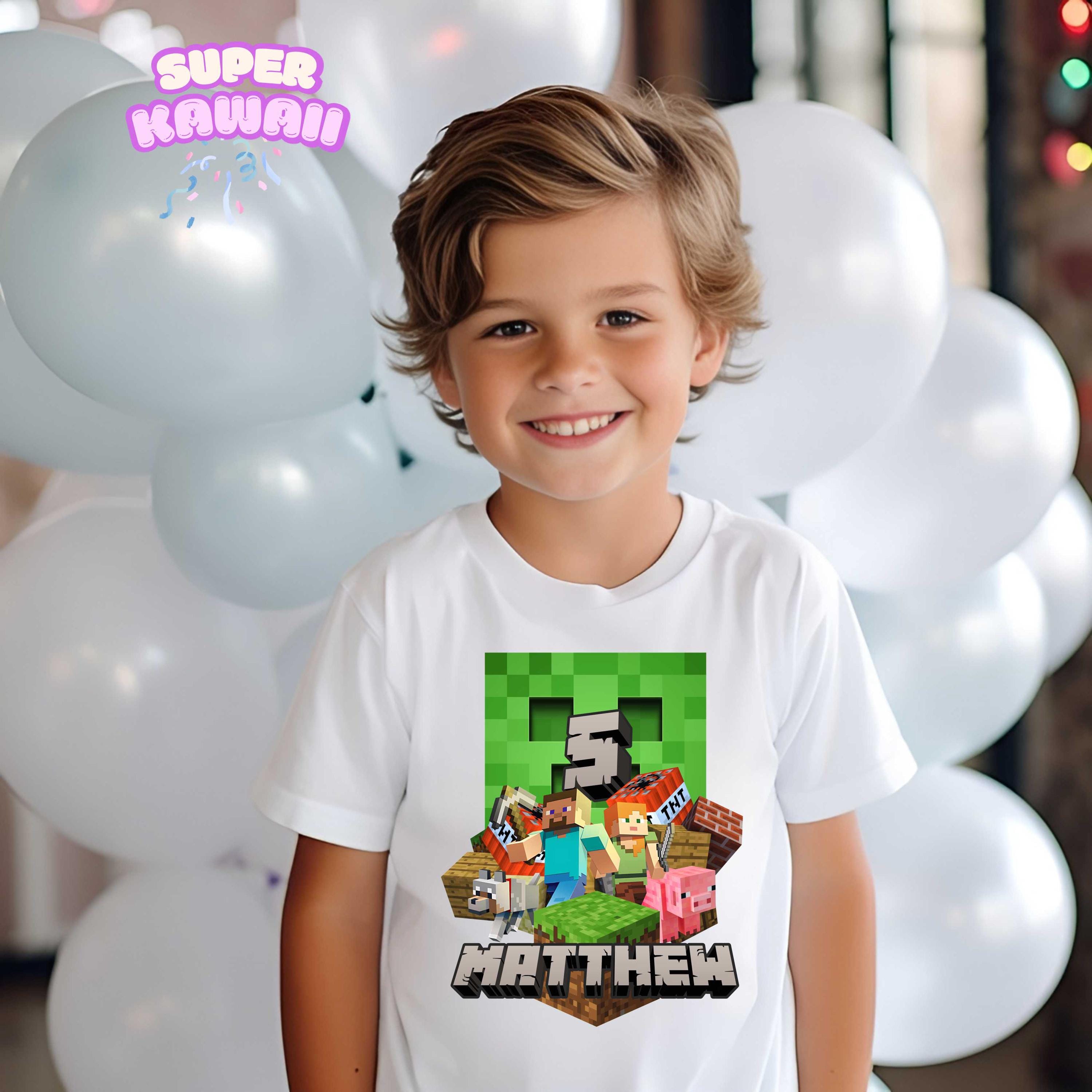 Custom Game Birthday Shirt