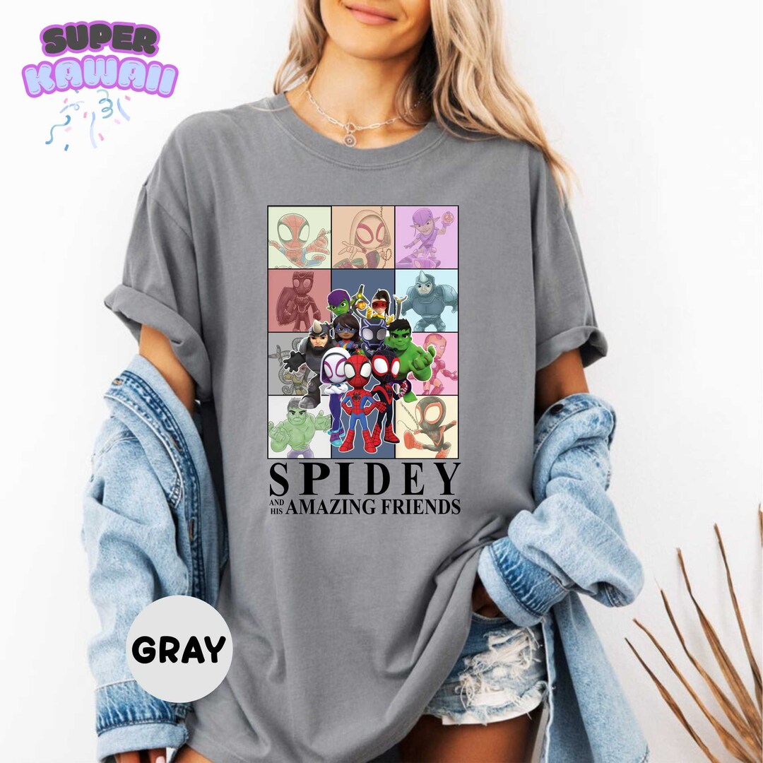 Marvel Spider-Man: Miles Morales Game Spider Icon Glitch Maglia a