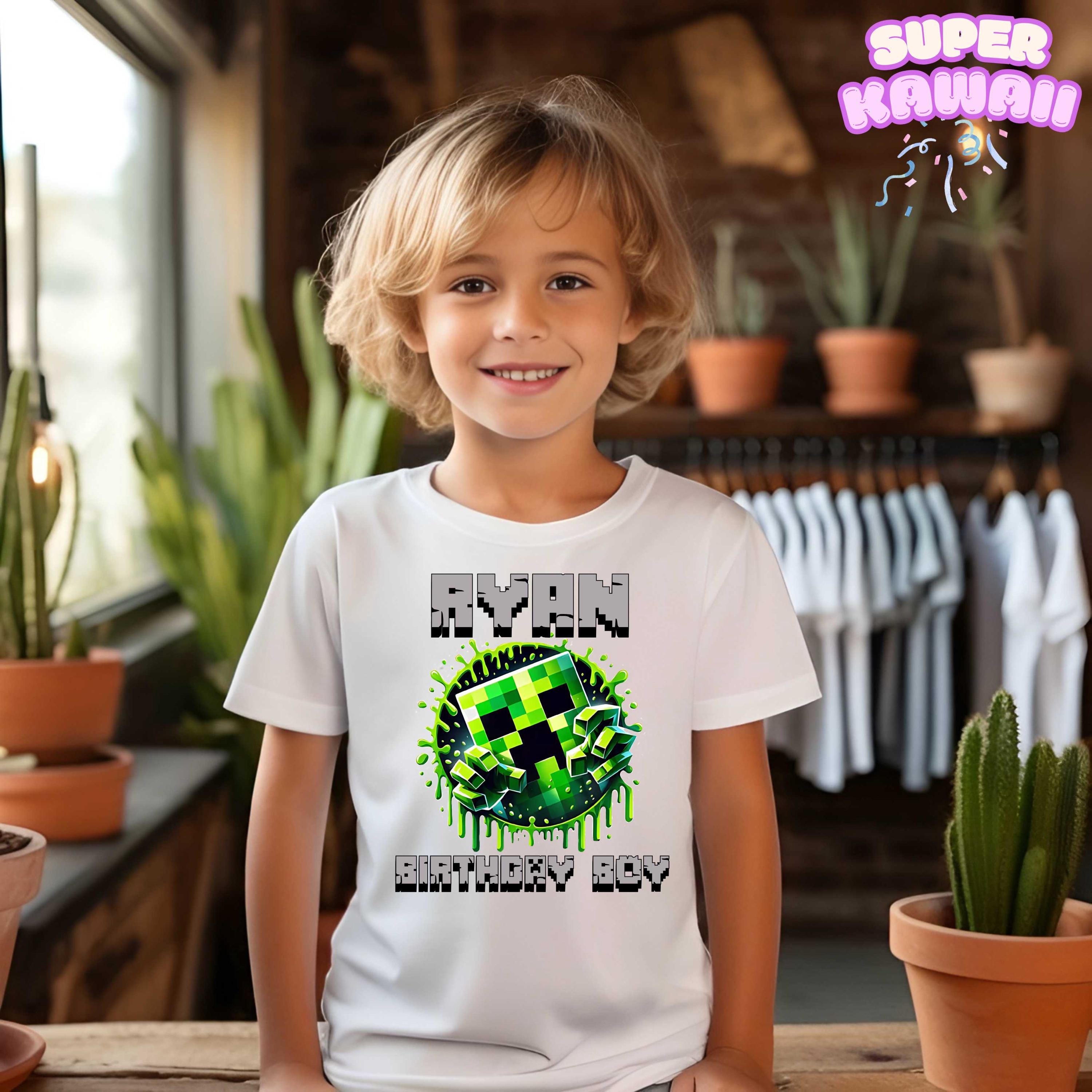 Family Game Birthday Tee (SuperKwaii)