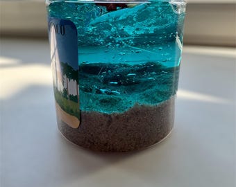 Slime de playa - Slime playero - Slime de verano - Slime de vacaciones de verano - Slime arenoso - Regalos para niños - Regalos para ella - Regalos para él