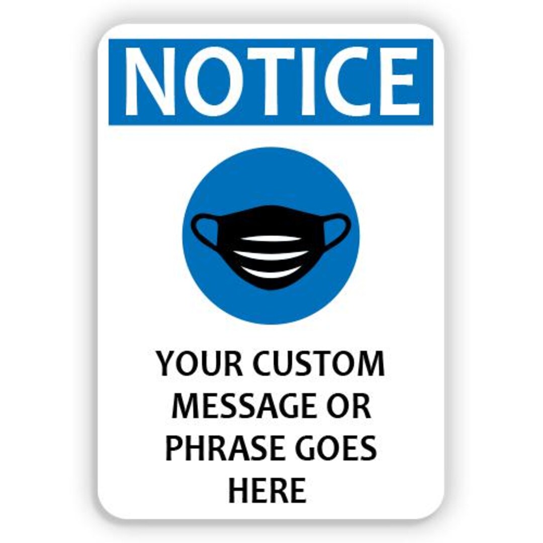 Write A Message Sign YOUR CUSTOM MESSAGE Here, Aluminum Sign, Metal Sign, Street Sign ...