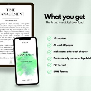 E-BOOK : Time Management Digital Download Authored by a collective of high quality and renowned industry experts. image 4