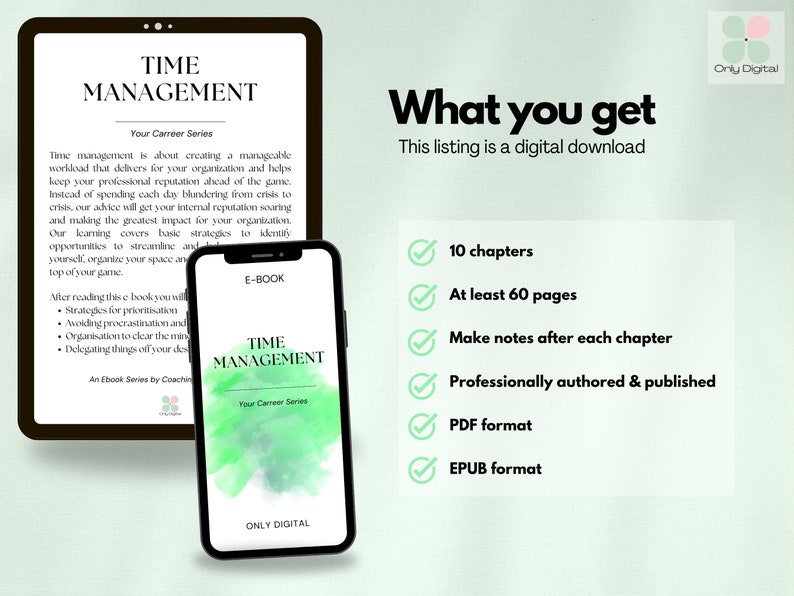 E-BOOK : Time Management Digital Download Authored by a collective of high quality and renowned industry experts. image 4