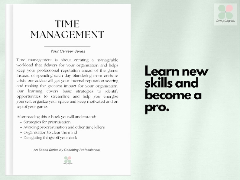 E-BOOK : Time Management Digital Download Authored by a collective of high quality and renowned industry experts. image 2