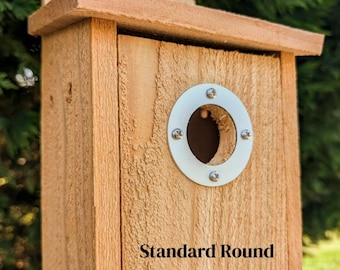 Birdhouse Hole Protector "Standard Round"  Custom Designed Laser Cut Aluminum