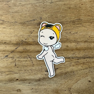 Sonny Angel Tiger Waterproof Holographic Vinyl Sticker