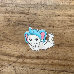 Sonny Angel Elephant Waterproof Holographic Vinyl Sticker