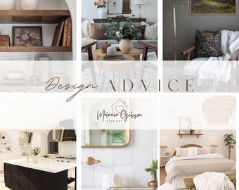 Virtual Design Advice | Personalized Home Styling Help | Paint Color & Furniture Layout Ideas