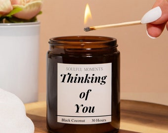 Thinking of you. Candle. Thinking about you. Gift set. Candle Gift box