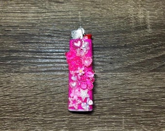 PINK  “Pretty N Pink jr”  junk Bic lighter