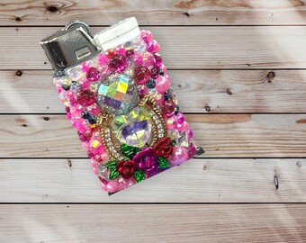 Encendedor de piedras preciosas ROSA