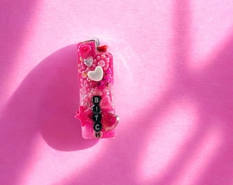 PINK  “Bitch” junk lighter