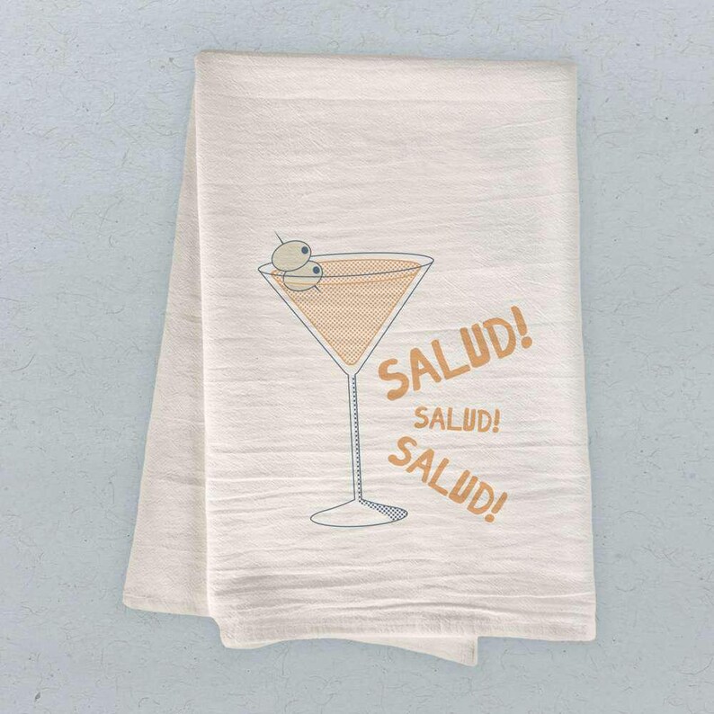 Salud - Paño de cocina de algodón, paño de cocina de saco de harina, decoración de cocina, paño de cocina, 68 x 68 cm imagen 4