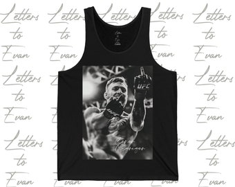 Conor Mcgregor And The Bird With Signature Unisex Tank