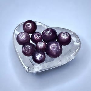 Gem Lepidolite Mini Sphere | Purple Mica Crystal Carving | Stand Included | (Intuitively Chosen)