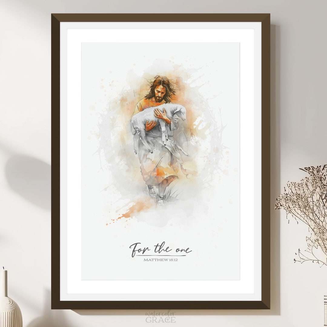 Jesus Leaves the 99 for the One [v2] | Modern Scripture Decor, Bible ...