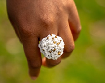 African beaded ring new arrivals