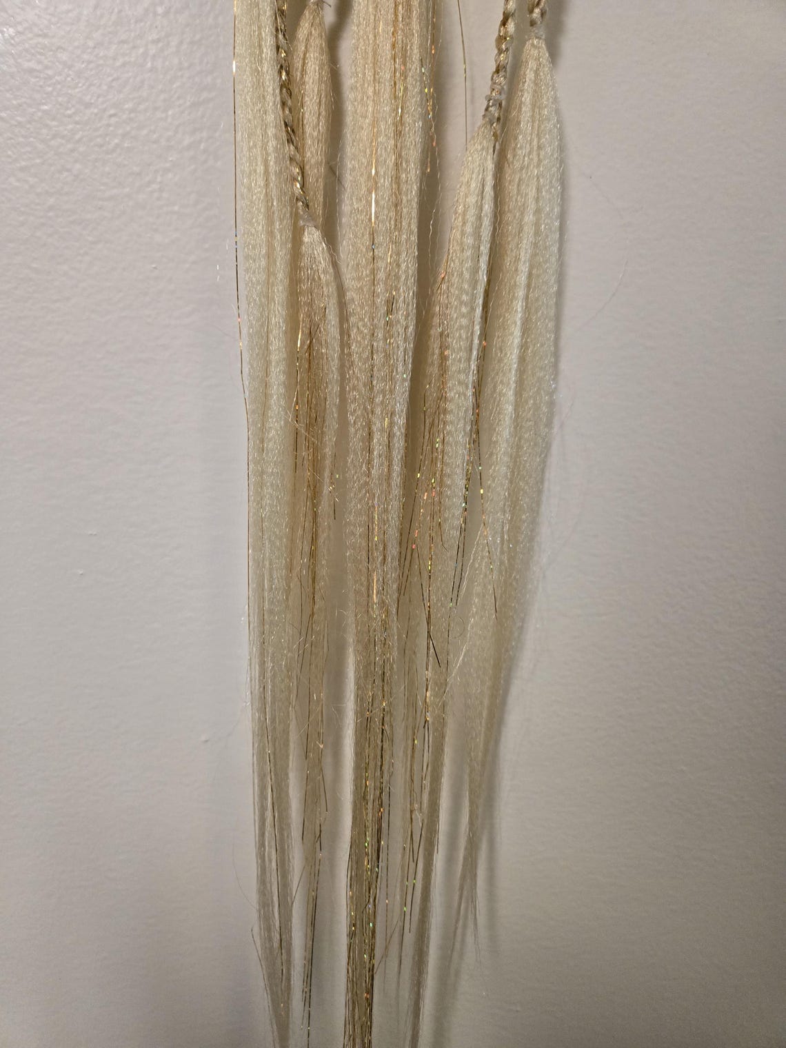 Blonde Fishtail and Half Loc Half Braid Combo Ponytail | Cosplay ...