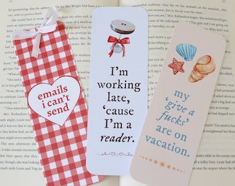 Sabrina Inspired Fanmade Bookmarks Coquette Emails Album & Espresso Lyrics