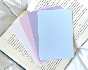 Solid Color Kindle Inserts | Pink, Blue, Purple, Beige | Kindle Paperwhite, Kindle 6in, Kindle Colorsoft, Kindle Basic