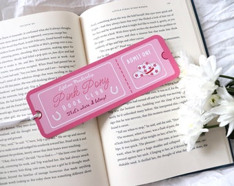 Pink Pony Book Club Bookmark Chappell Inspired Fanmade