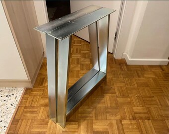 Beautiful Metal table legs - A shaped legs