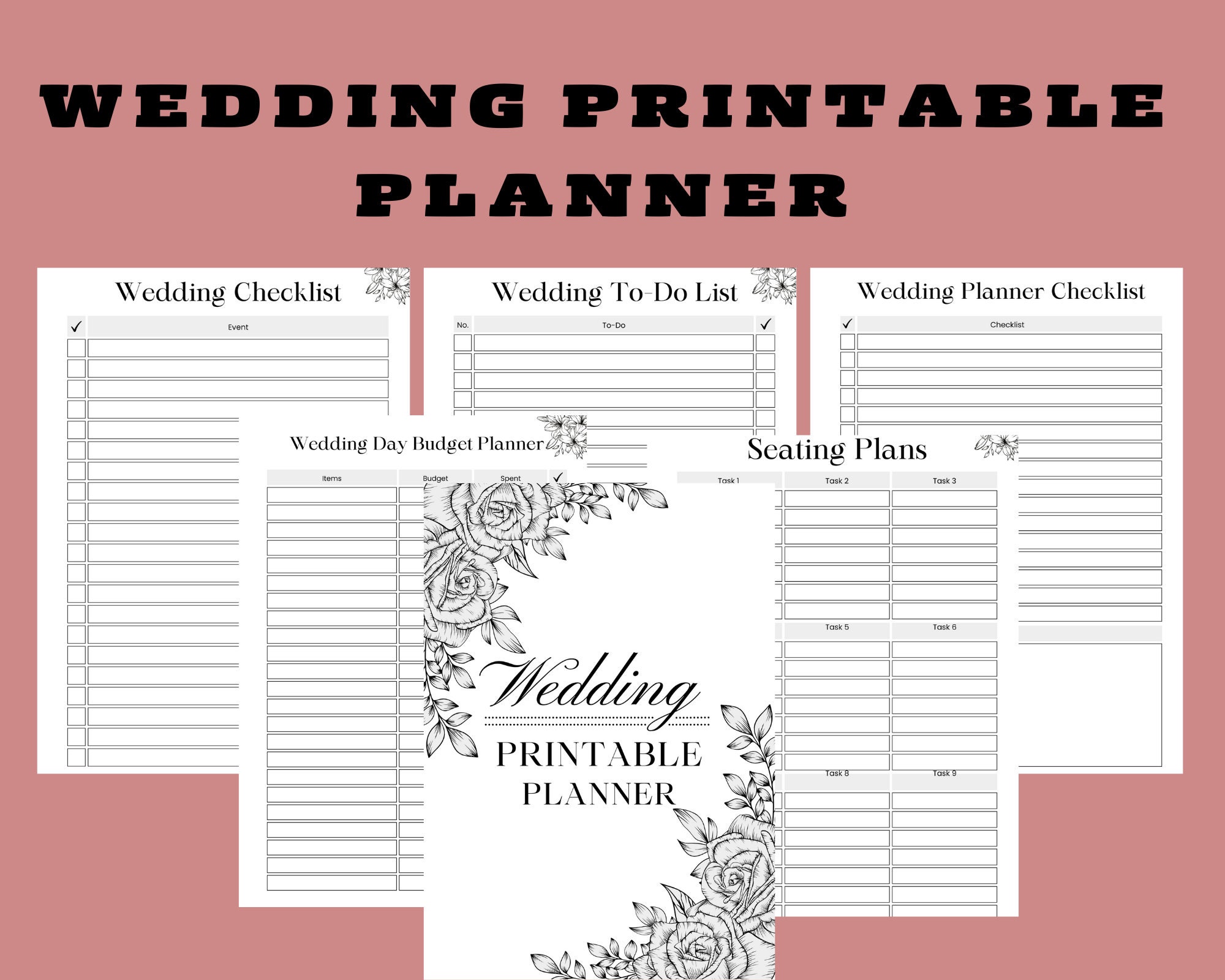 Wedding Planner Printable Printable Wedding Planner Pages Wedding Plan