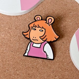 Side eye cute enamel pin snarky badge reel accessory funny medical pins lanyard gift backpack collector pins quirky bookish gifts