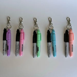 Permanet marker highlighter nursing badge reel accessory er nurse badge reel medical assistant breakaway lanyard pen keychain new nurse gift