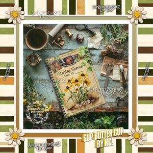 Black Eyed Susan Blumen Pflanzen Saison Notizbuch Geschenk für Gärtner Lineatur Sommerbuch zum Pflanzen, Gemüse Notizbuch, Garten Journal