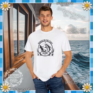 Fishing Enthusiast T-Shirt Hooked Great for Casual Outings Fishing Trips Birthdays Gifts for Anglers Outdoor Sports Manly Vibe Gift for Him