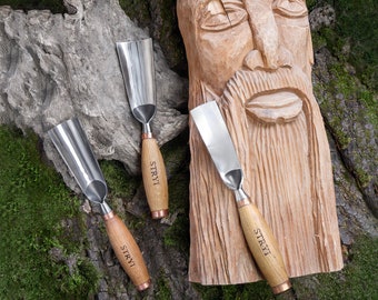 頑丈な木彫りガウジセット、STRYI Profi、彫刻家へのギフト