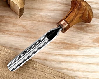 Palm tool, Carving tools, Detailed relief carving, Linocutting tools, Short gouge, Palm gouge,   Gift for sister, Linocut tools, Gravers