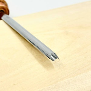 Rounded gouge sweep #9 5mm for texturing wood, Wood carving gouge, Gouge chisel, Carving tool, Relief carving tools, Hobby tools, Gift