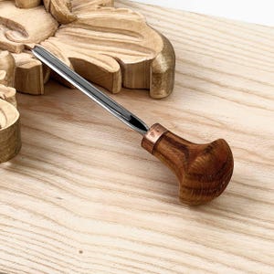 Outil en V pour sculpture de paume STRYI Profi 60 degrés, micro ciseau à découper, outil de gravure, burin, burin, burin pour linogravure, outils d'impression, burins