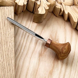Palm carving V-tool 45 degrees, Engraving tool, Lino cutting tool, Burin, V-chisel, V-tools, Detailed carving tools, Gift for dad, Gift