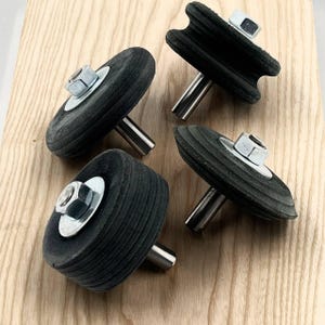 Genuine Leather Sharpening Honing Disk, 70mm Carver Tool Polisher, Gift for woodturner, Woodworking tools