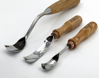 Skålskärningssats, Krokkniv, STRYI Träbearbetningsverktyg, DIY Kuksa-verktygssats, Present till bror