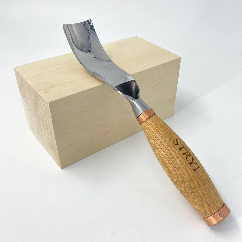 Skålskärningssats: Dragkniv, Böjda Skölpar, DIY Kuksa-set, Träbearbetningsverktyg, Present till mästare bild 8