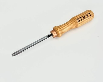 手鍛造ゴウジチゼル：U字型木彫りツール、丸みを帯びたディテールツール、STRYIツール