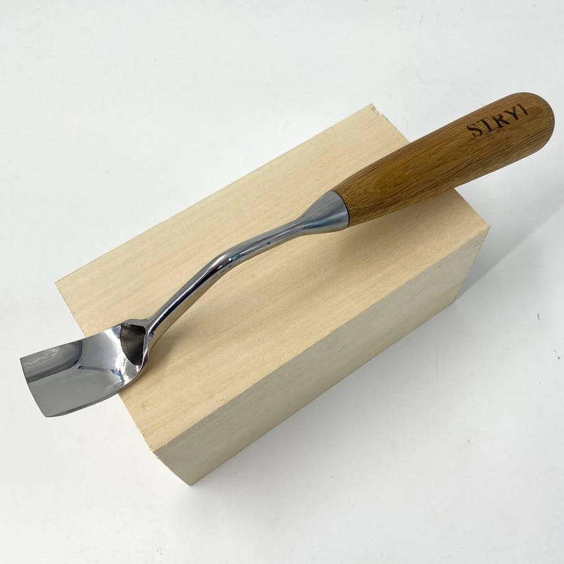 Skålskärningssats: Dragkniv, Böjda Skölpar, DIY Kuksa-set, Träbearbetningsverktyg, Present till mästare bild 7