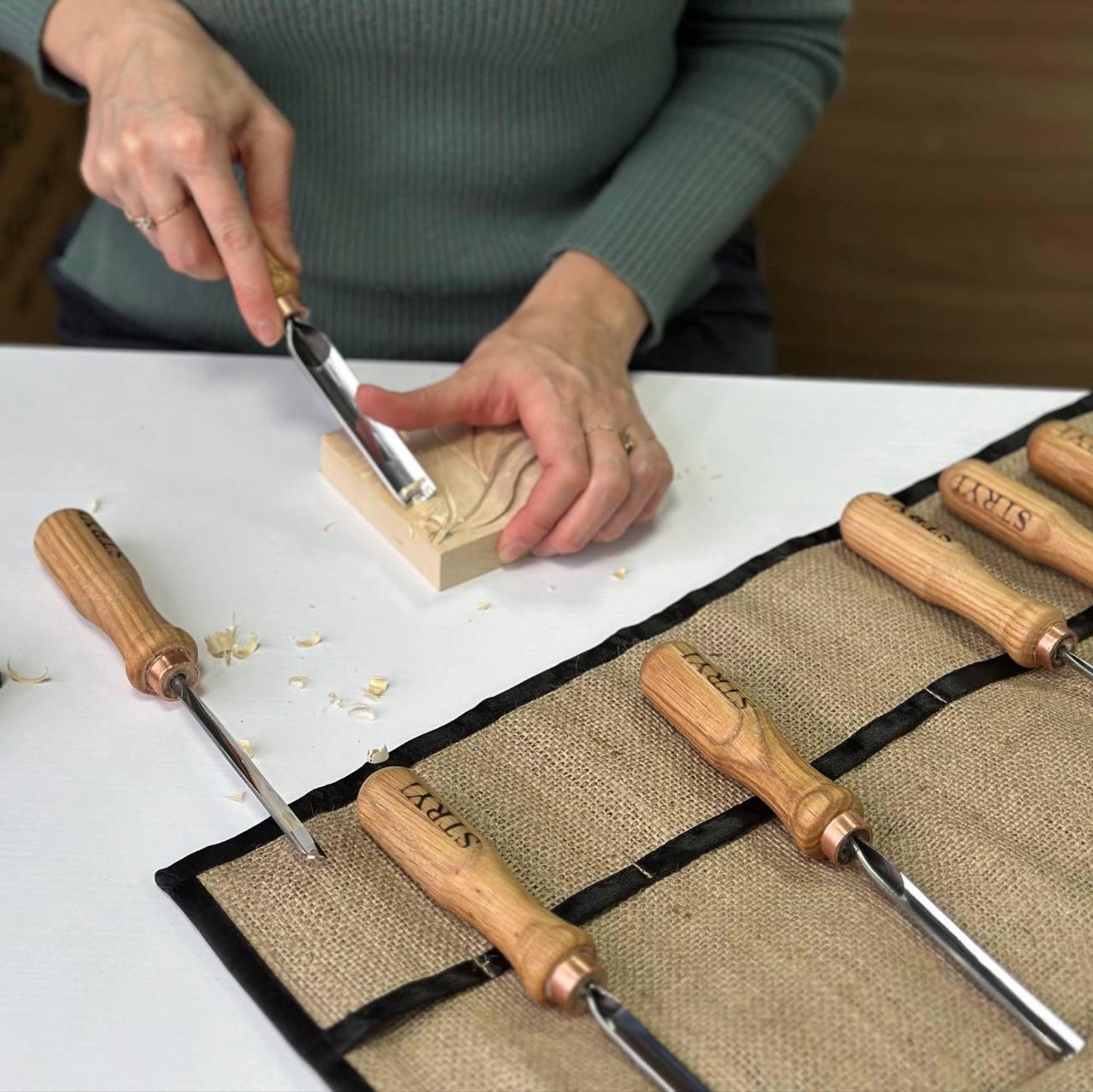 Relief Carving Tool Set: Forged Chisels, Woodworking Tools, Woodcraft ...