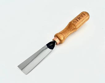 TRYI #7 Wood Carving Gouge: 30mm Sweep, Relief Chisel, Woodworking tools for sculpting
