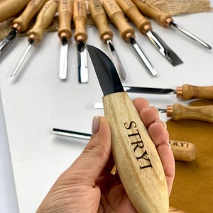 Full Wood Carving Toolset 14 Pcs, Gouges Set, Chisels Set, Forged Tools ...