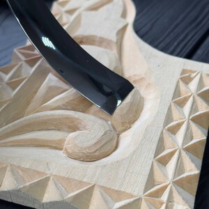 Reverse Bent Gouge STRYI Profi, Carving grapes, Relief carving tools, Back bent gouges, Gift for woodworker, Unique Chisels for Woodcraft