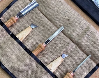 Wood carving set, STRYI gouges, Carving knives, Back to school, Gift for husband, Chisels, Chip carving set, Quality tools, Crafted tools