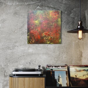 Home Graffiti Part B – Experimental Graffiti-Inspired Abstract Acrylic Painting