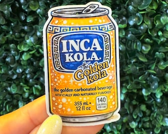 Inca Kola Sticker – Peruvian Soda Vinyl Decal - Peru Culture Gift