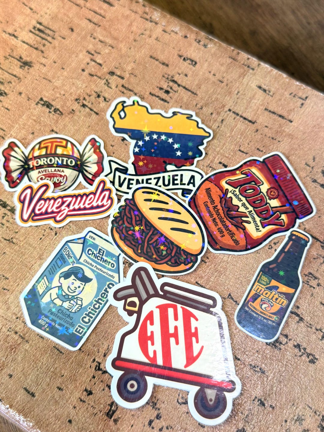 Venezuelan Nostalgia Sticker Pack – Arepa, Toddy, Maltin Polar Vinyl ...