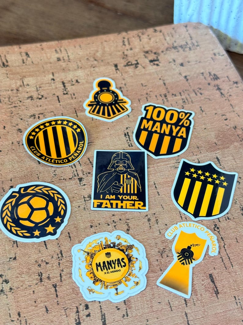 Peñarol Sticker Pack - Holographic Uruguayan Football Stickers - Manya Fan Bundle bild 2